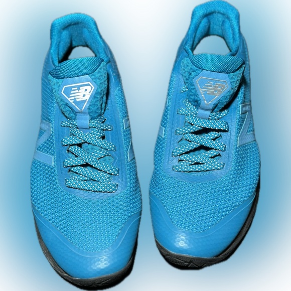 New Balance Men's Minimus Cross Trainer Ozone Blue/Black Vibrant size 14 - Picture 2 of 9
